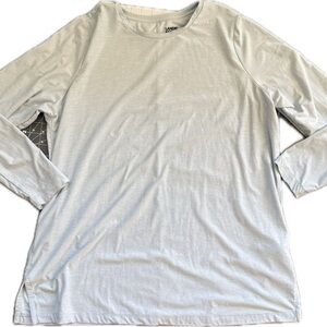 Lands' End Men's Soft Blue Long Sleeve Tee